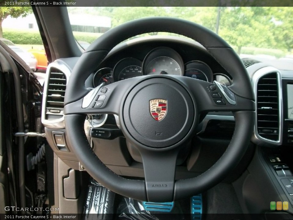 Black Interior Steering Wheel for the 2011 Porsche Cayenne S #50030626