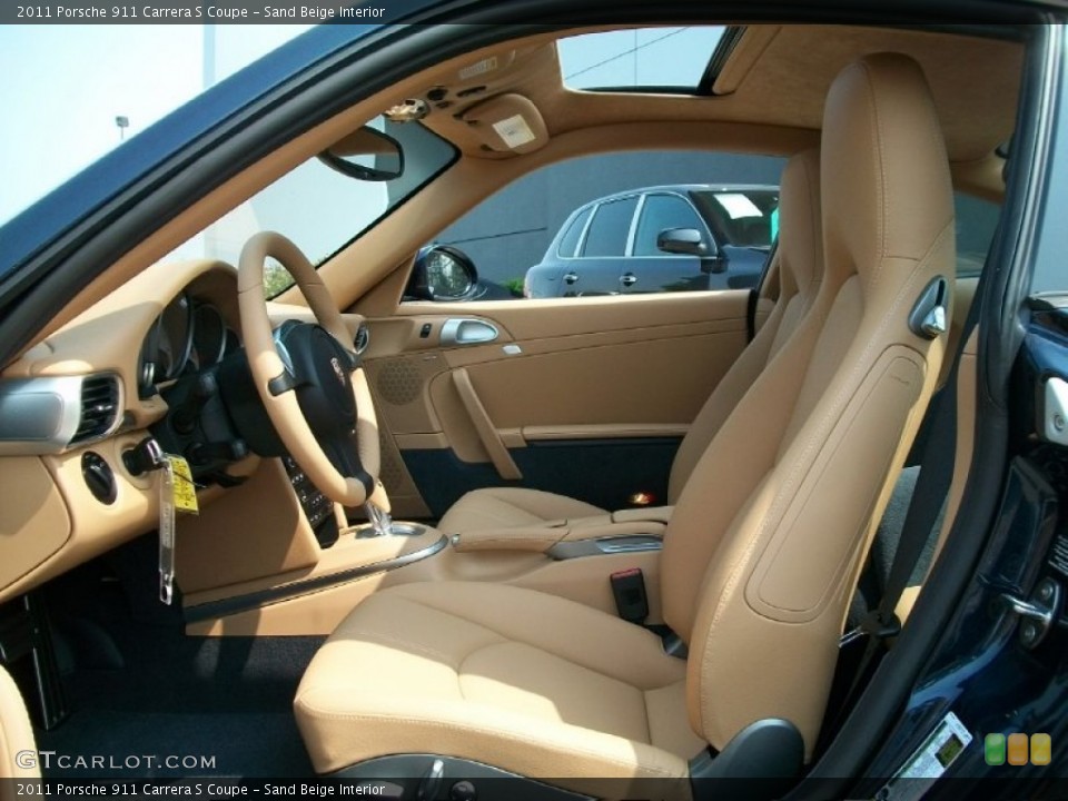 Sand Beige Interior Photo for the 2011 Porsche 911 Carrera S Coupe #50030956