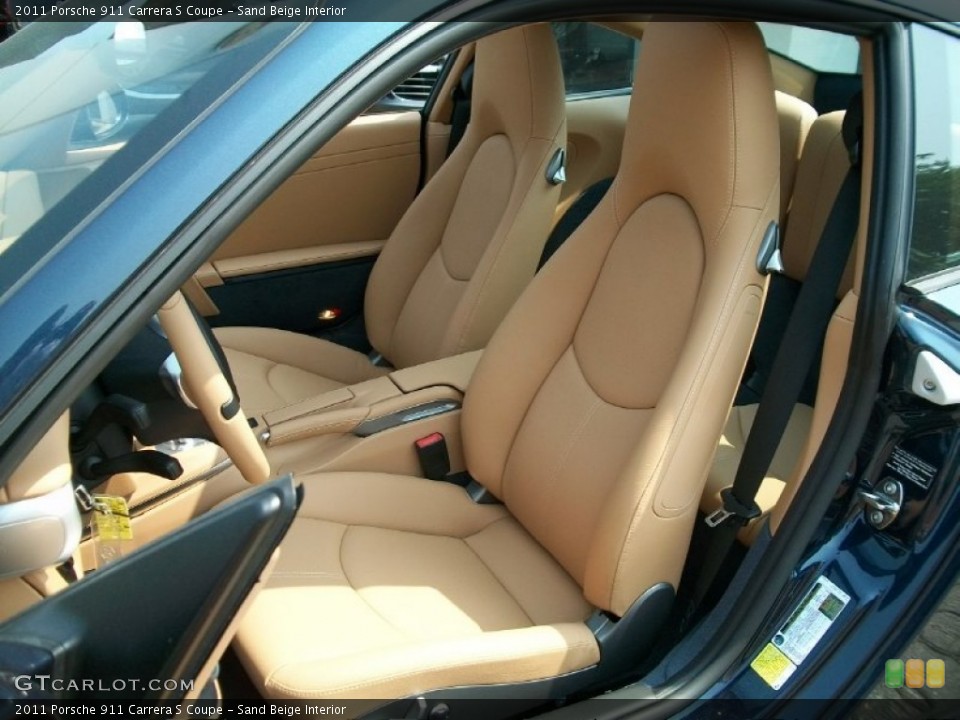 Sand Beige Interior Photo for the 2011 Porsche 911 Carrera S Coupe #50030968