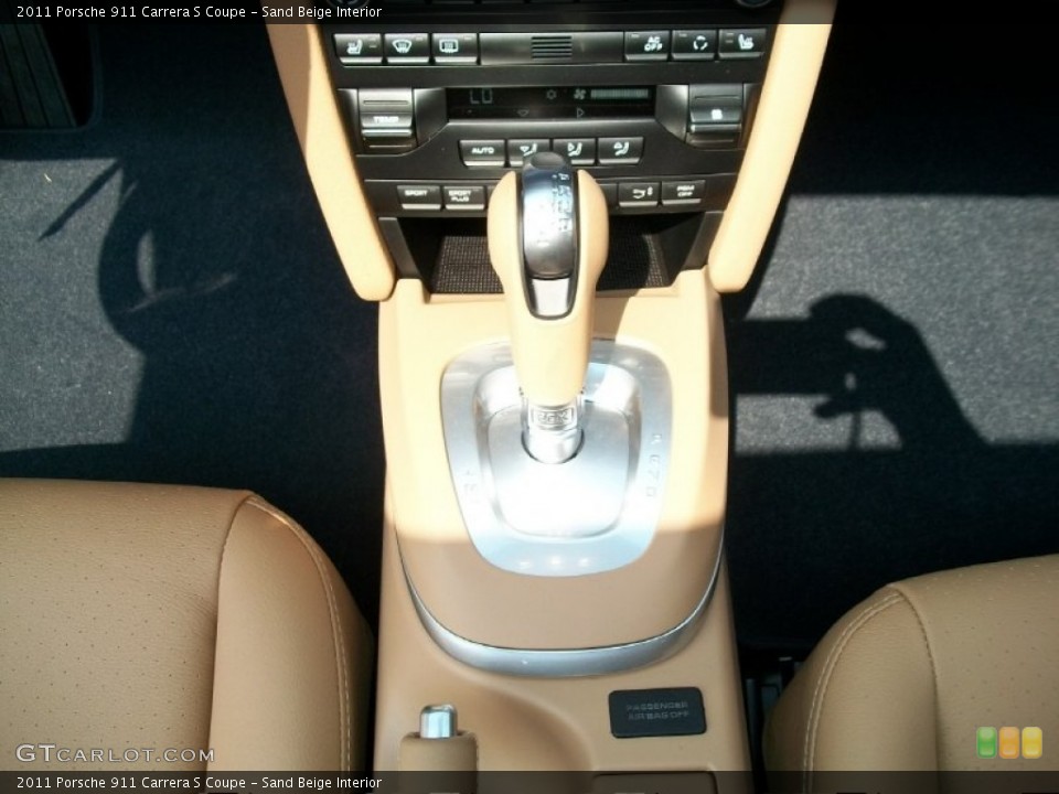 Sand Beige Interior Transmission for the 2011 Porsche 911 Carrera S Coupe #50031013