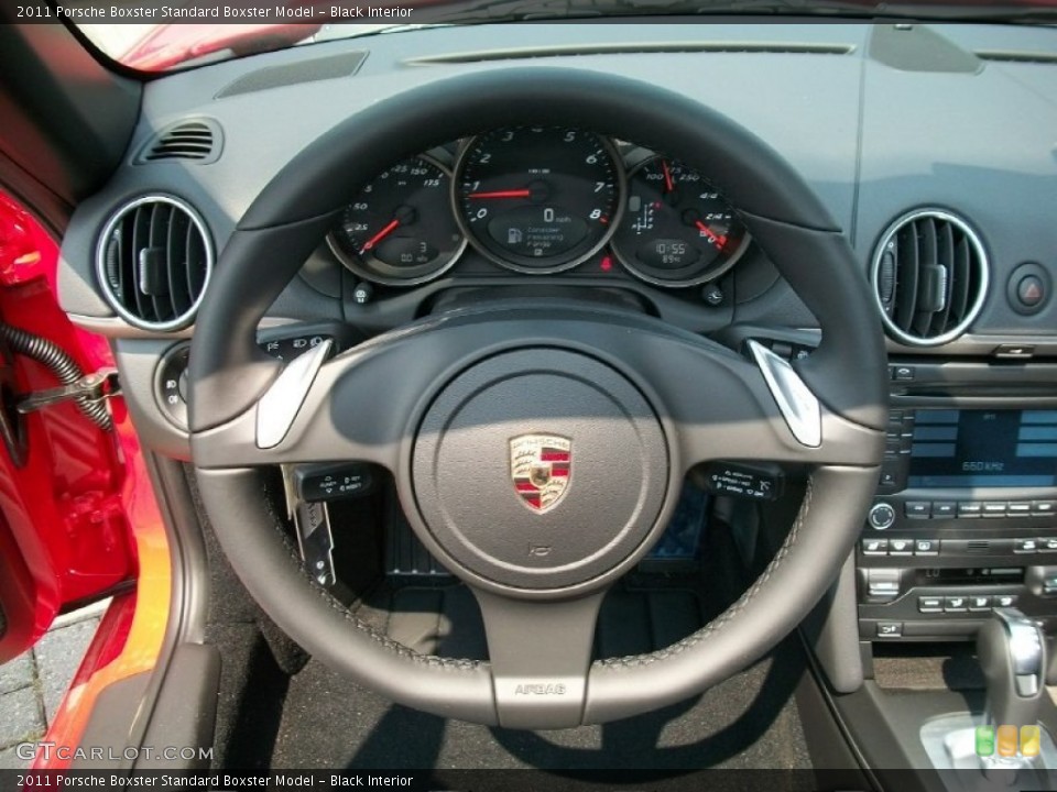 Black Interior Steering Wheel for the 2011 Porsche Boxster  #50031259