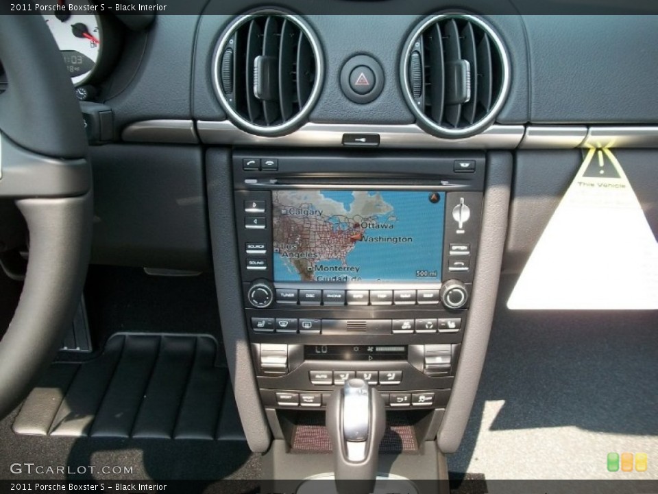 Black Interior Controls for the 2011 Porsche Boxster S #50031547