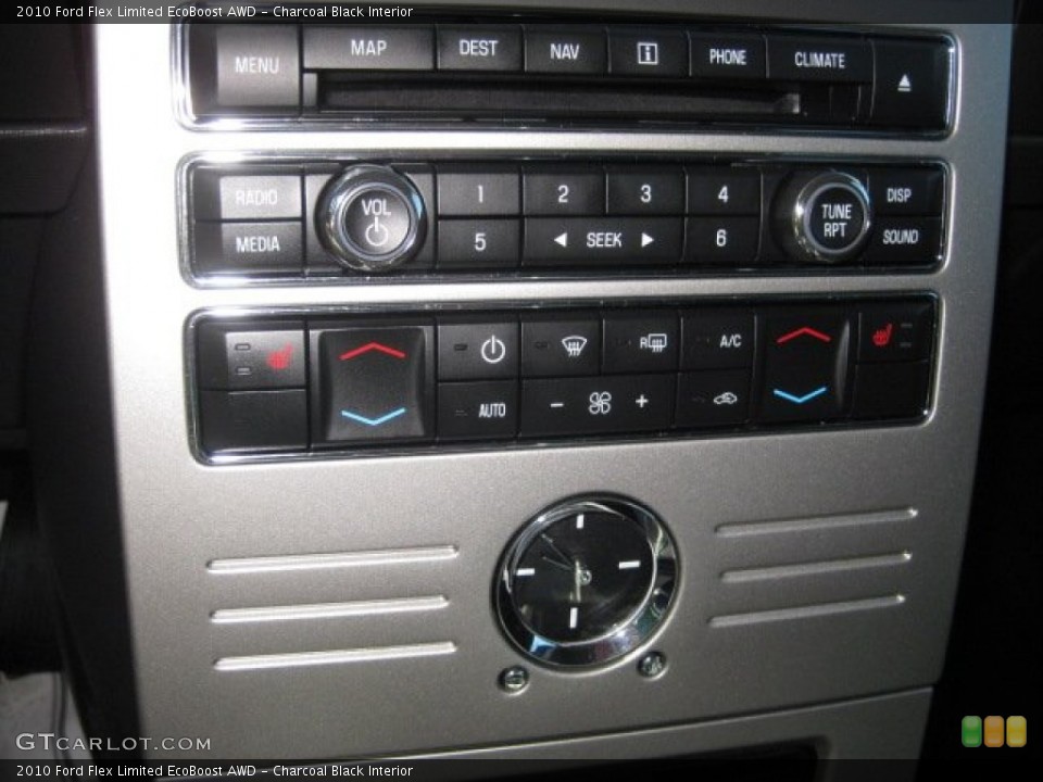 Charcoal Black Interior Controls for the 2010 Ford Flex Limited EcoBoost AWD #50031892