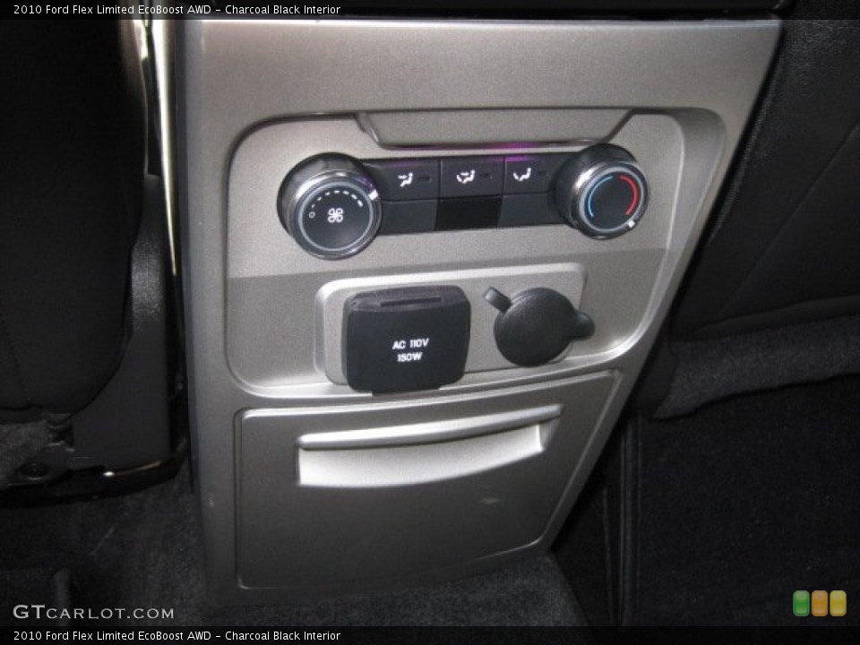 Charcoal Black Interior Controls for the 2010 Ford Flex Limited EcoBoost AWD #50031943