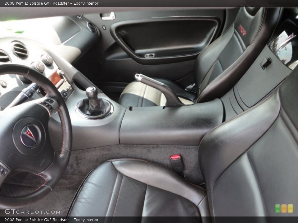 Ebony Interior Photo for the 2008 Pontiac Solstice GXP Roadster #50033396