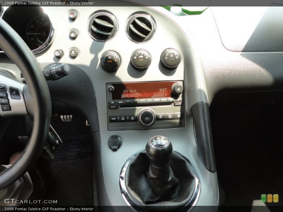 Ebony Interior Transmission for the 2008 Pontiac Solstice GXP Roadster #50033423