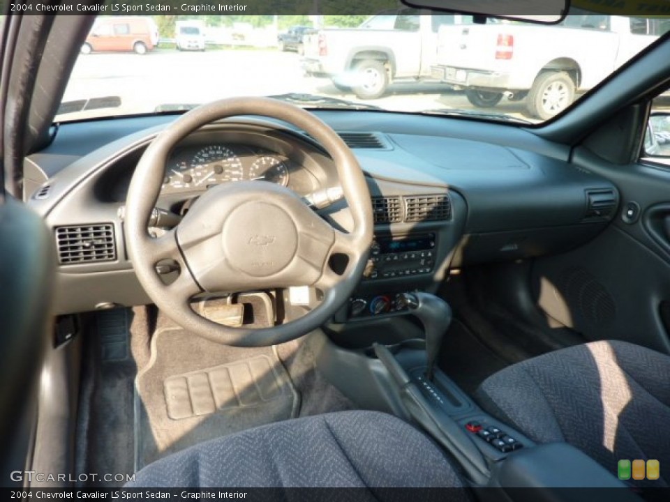 Graphite Interior Dashboard for the 2004 Chevrolet Cavalier LS Sport Sedan #50033588