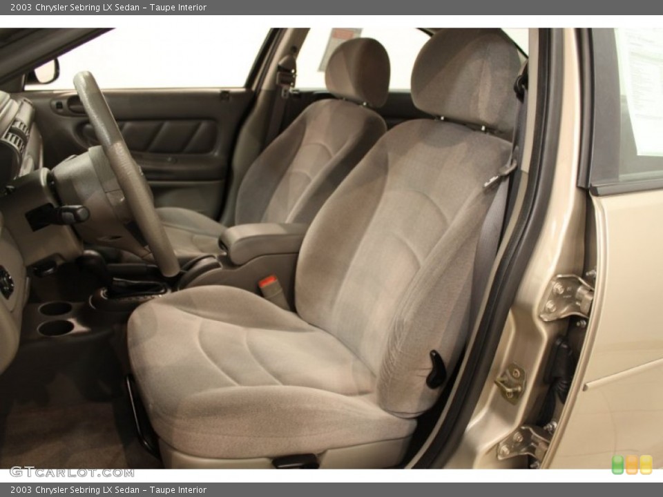 Taupe Interior Photo for the 2003 Chrysler Sebring LX Sedan #50033612