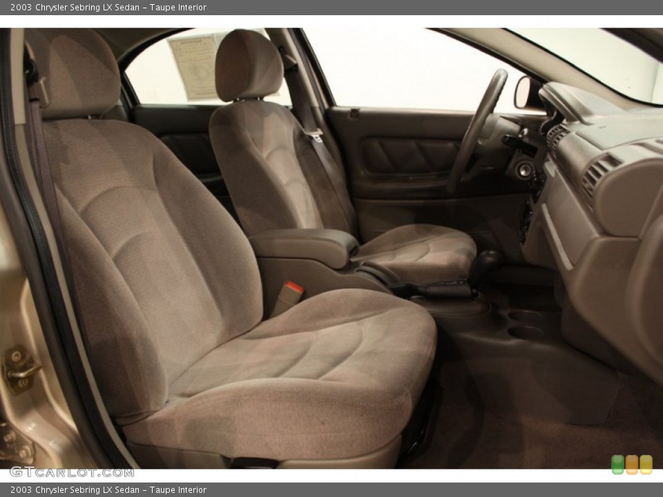Taupe Interior Photo for the 2003 Chrysler Sebring LX Sedan #50033642
