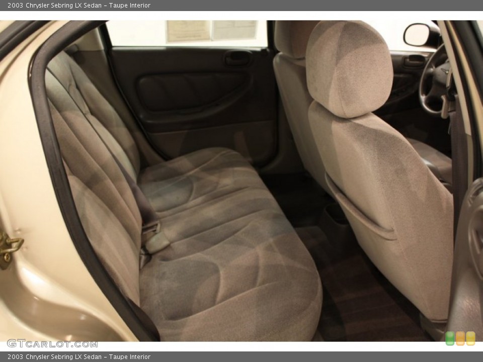 Taupe Interior Photo for the 2003 Chrysler Sebring LX Sedan #50033648