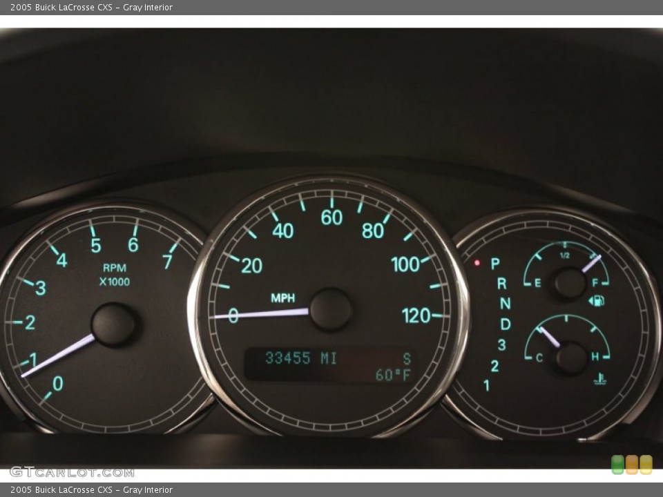 Gray Interior Gauges for the 2005 Buick LaCrosse CXS #50034554