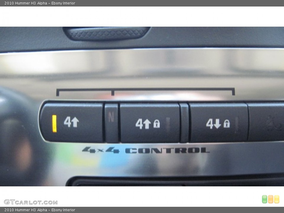 Ebony Interior Controls for the 2010 Hummer H3 Alpha #50036471