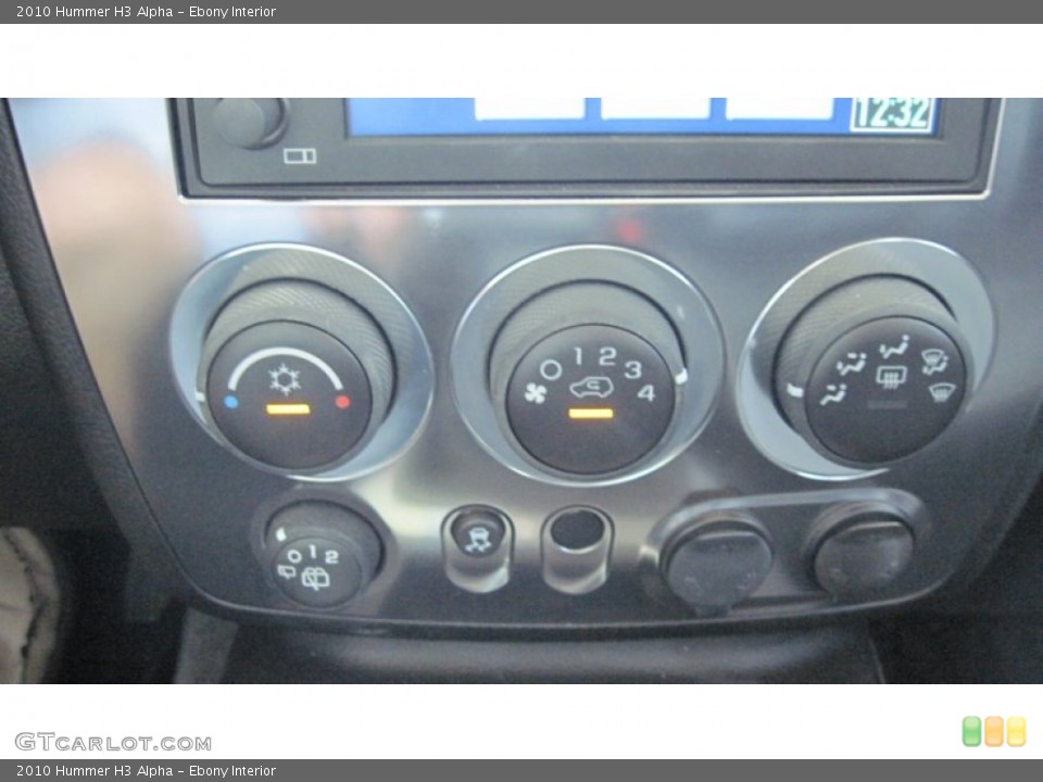Ebony Interior Controls for the 2010 Hummer H3 Alpha #50036477