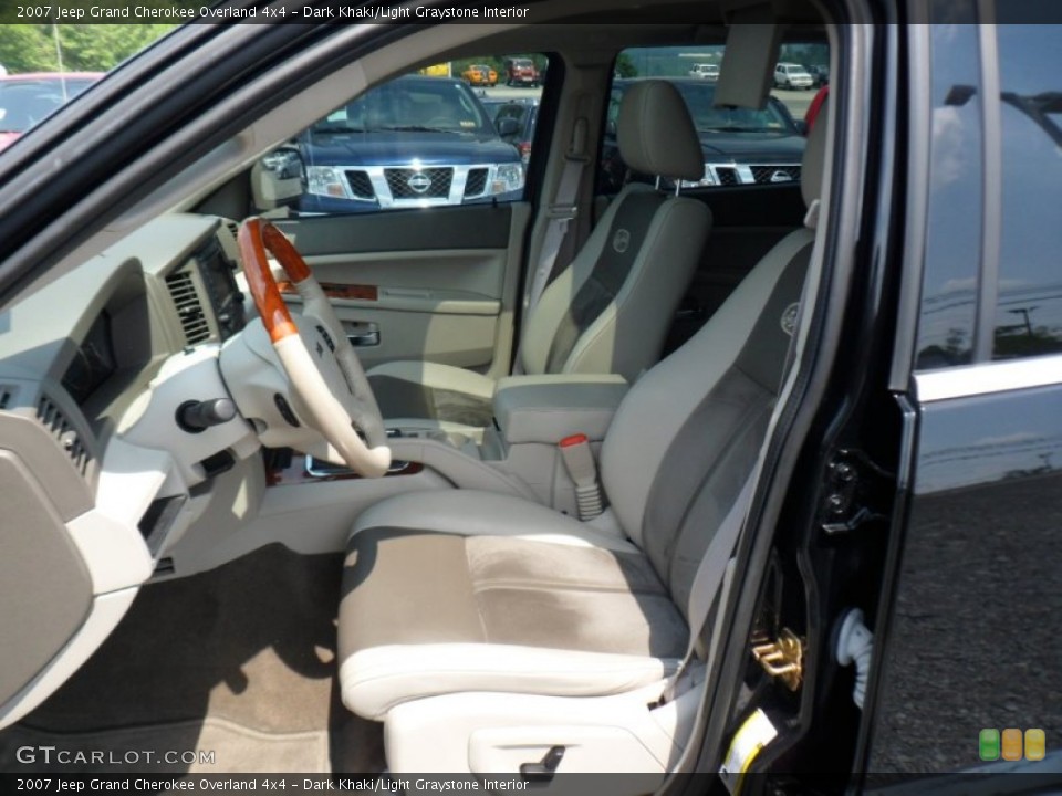 Dark Khaki/Light Graystone Interior Photo for the 2007 Jeep Grand Cherokee Overland 4x4 #50036588