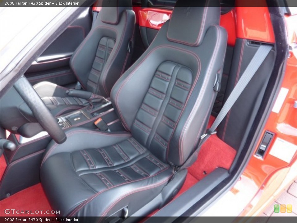 Black Interior Photo for the 2008 Ferrari F430 Spider #50038173