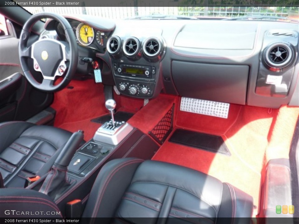 Black Interior Dashboard for the 2008 Ferrari F430 Spider #50038206