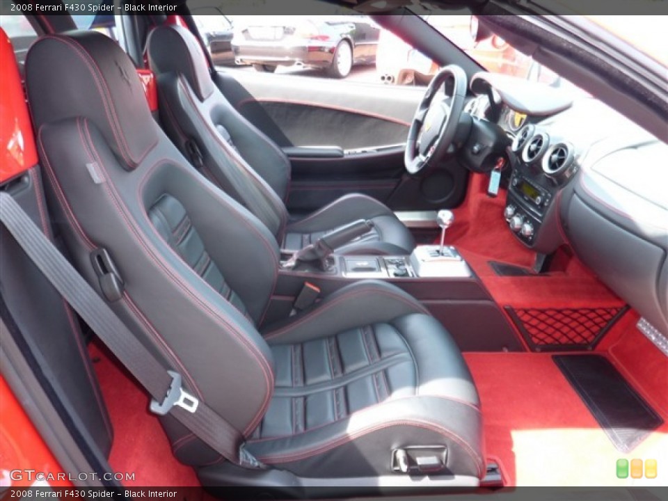 Black Interior Photo for the 2008 Ferrari F430 Spider #50038290