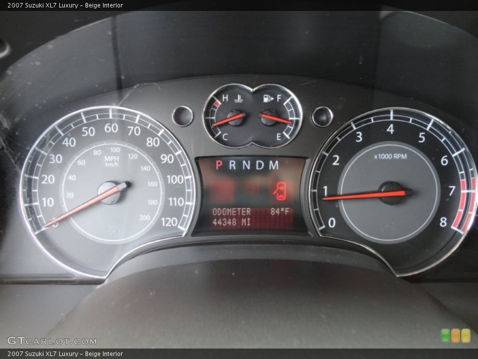 Beige Interior Gauges for the 2007 Suzuki XL7 Luxury #50038608
