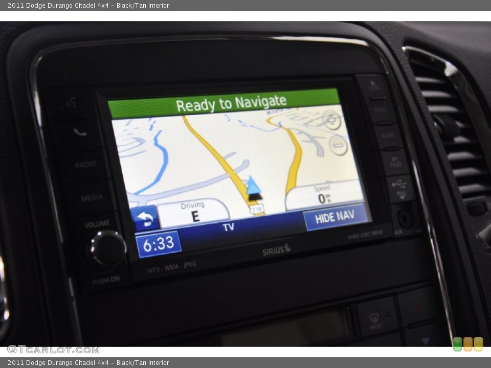 Black/Tan Interior Navigation for the 2011 Dodge Durango Citadel 4x4 #50039742
