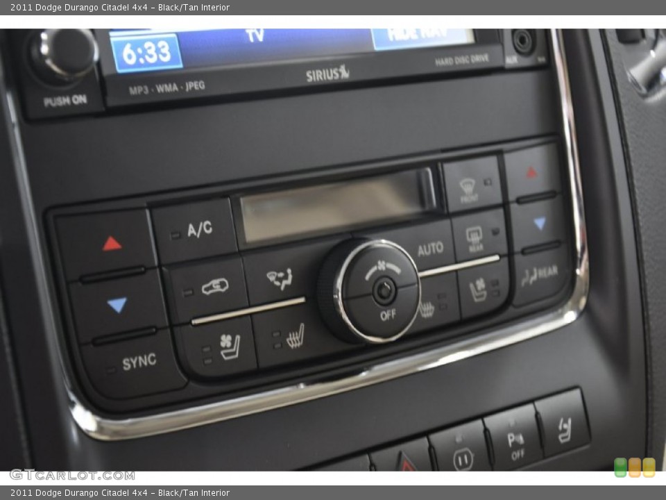 Black/Tan Interior Controls for the 2011 Dodge Durango Citadel 4x4 #50039751