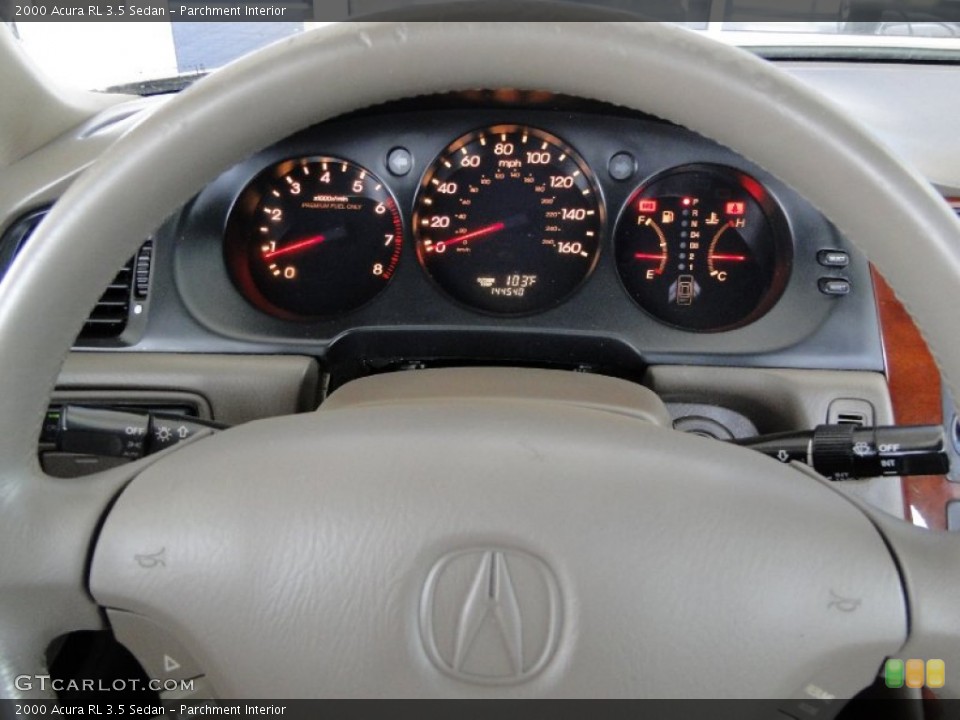 Parchment Interior Gauges for the 2000 Acura RL 3.5 Sedan #50041224