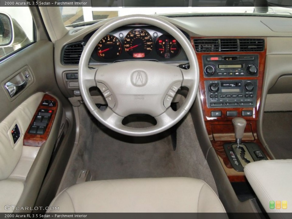 Parchment Interior Dashboard for the 2000 Acura RL 3.5 Sedan #50041269