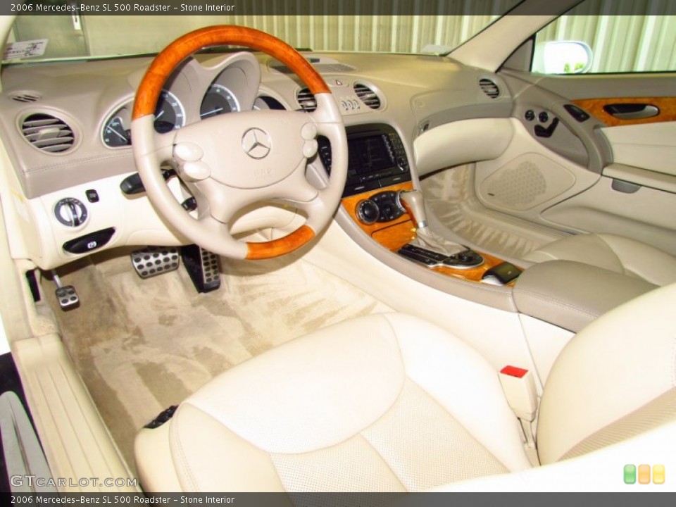 Stone Interior Dashboard for the 2006 Mercedes-Benz SL 500 Roadster #50042013