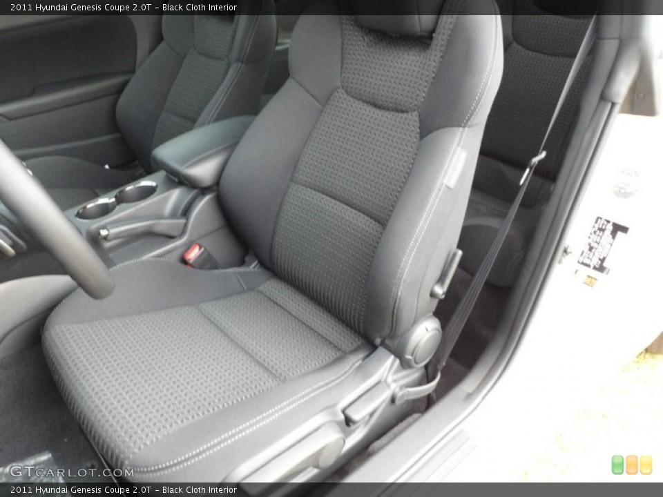 Black Cloth Interior Photo for the 2011 Hyundai Genesis Coupe 2.0T #50044032