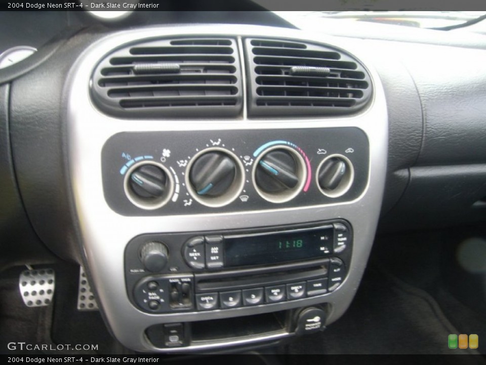 Dark Slate Gray Interior Controls for the 2004 Dodge Neon SRT-4 #50045817