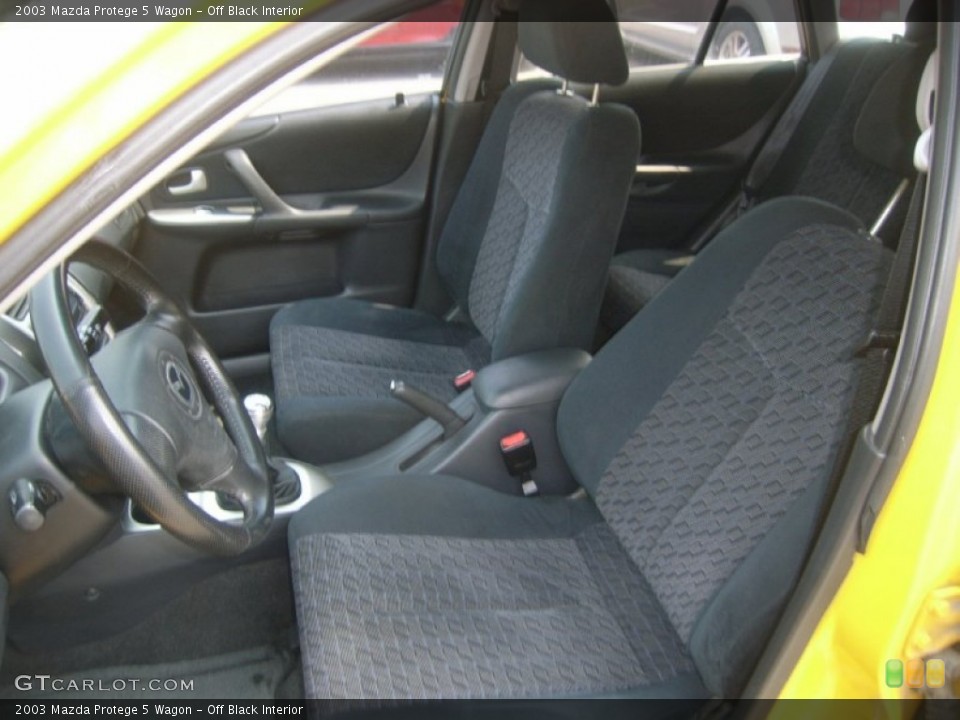 Off Black Interior Photo for the 2003 Mazda Protege 5 Wagon #50046153