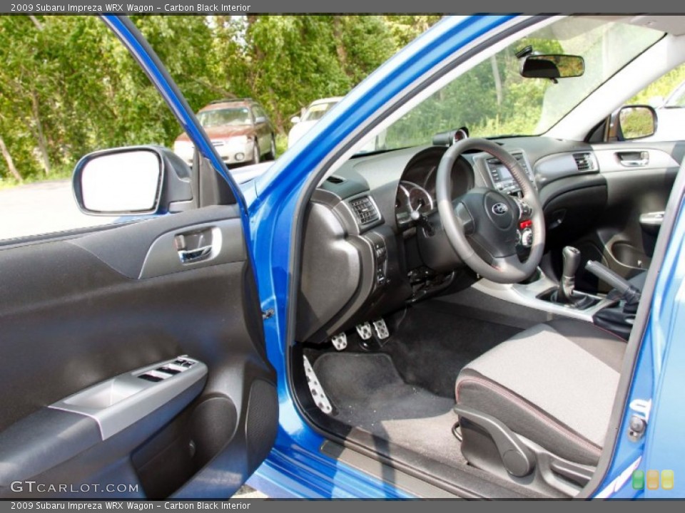 Carbon Black Interior Photo for the 2009 Subaru Impreza WRX Wagon #50047245