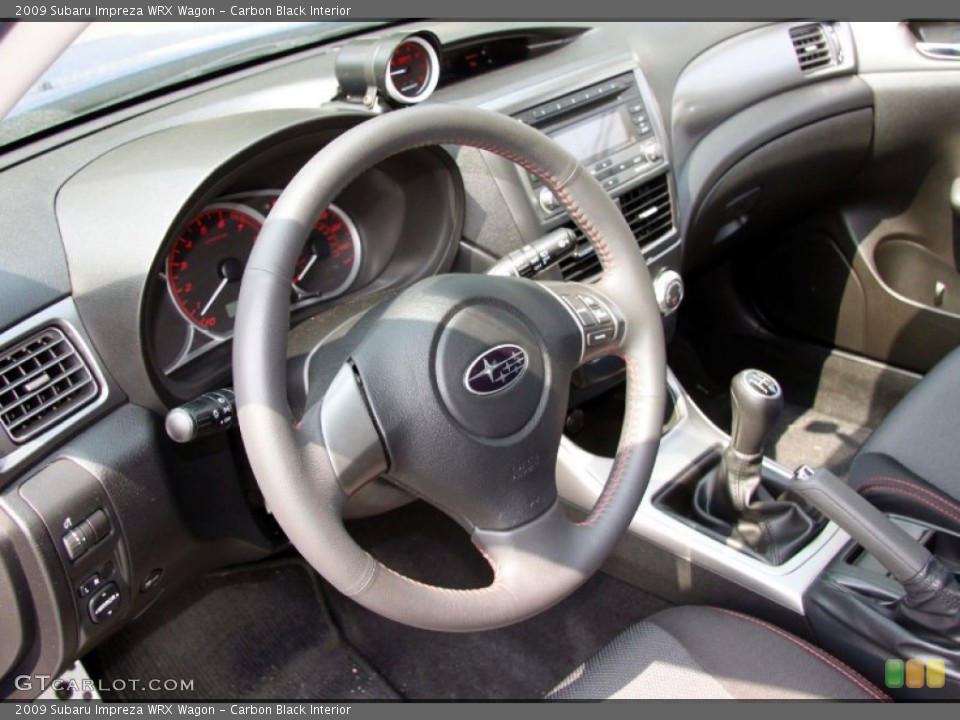 Carbon Black Interior Photo for the 2009 Subaru Impreza WRX Wagon #50047260