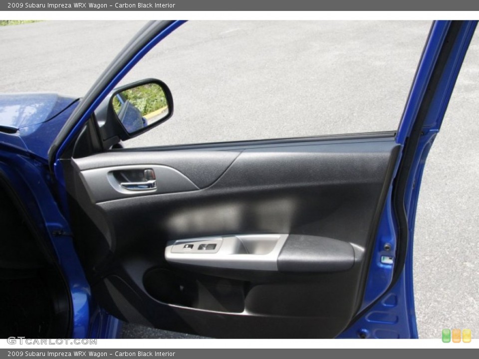 Carbon Black Interior Door Panel for the 2009 Subaru Impreza WRX Wagon #50047405