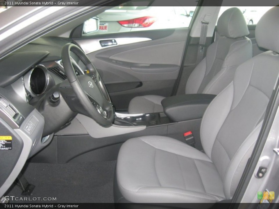 Gray Interior Photo for the 2011 Hyundai Sonata Hybrid #50048550