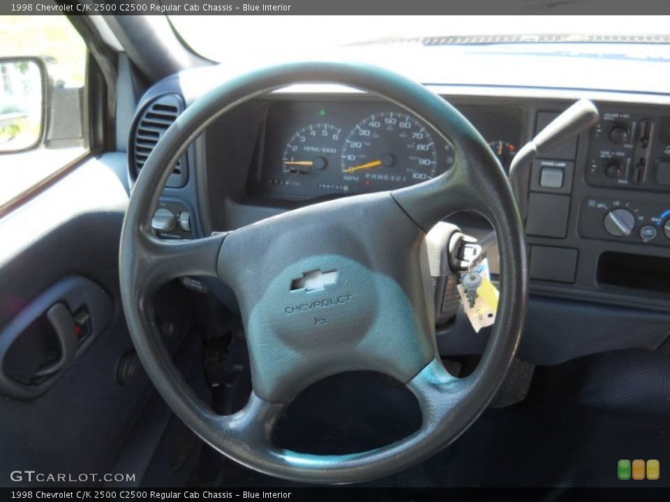 Blue Interior Steering Wheel for the 1998 Chevrolet C/K 2500 C2500 Regular Cab Chassis #50052249