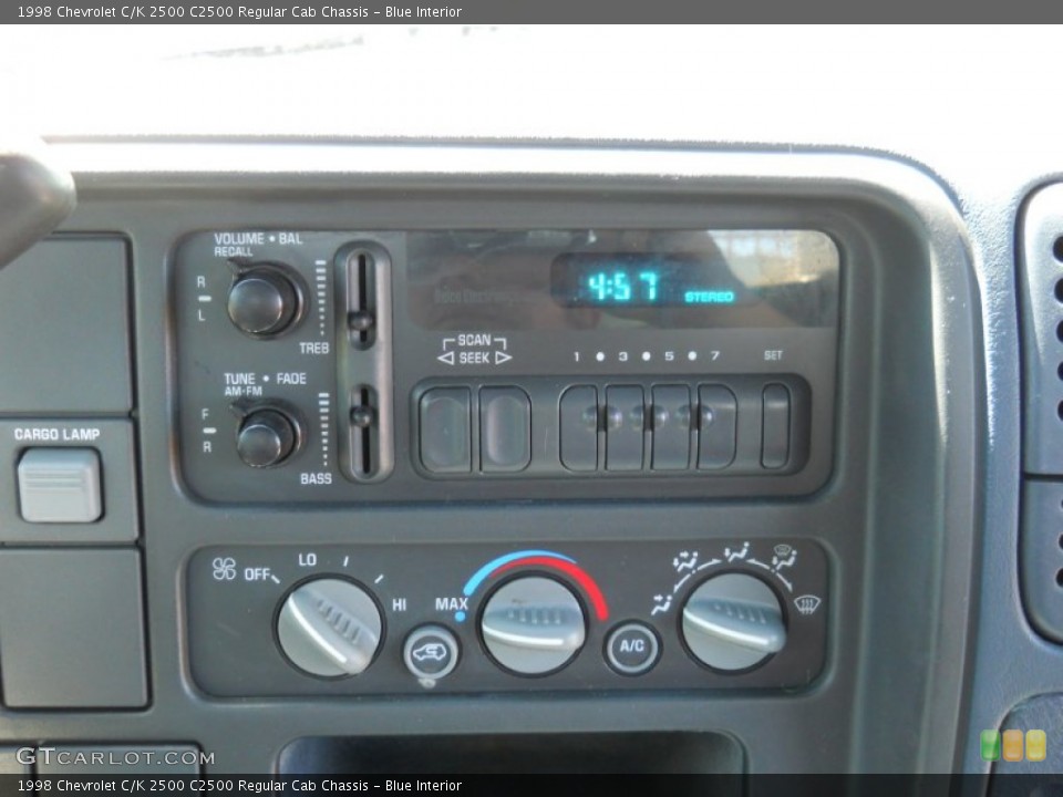 Blue Interior Controls for the 1998 Chevrolet C/K 2500 C2500 Regular Cab Chassis #50052264