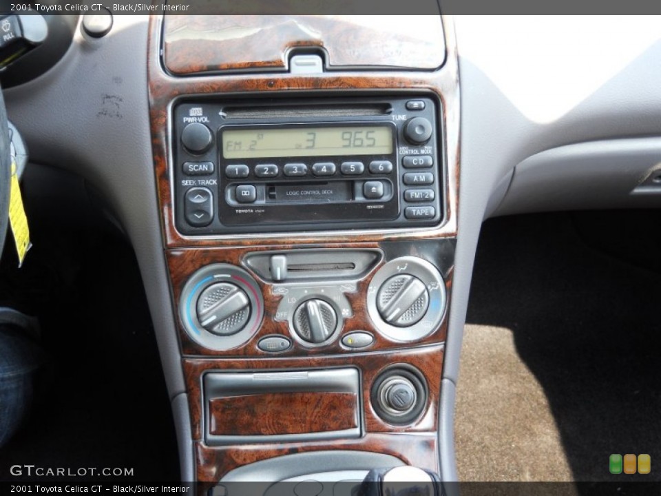 Black/Silver Interior Controls for the 2001 Toyota Celica GT #50052984