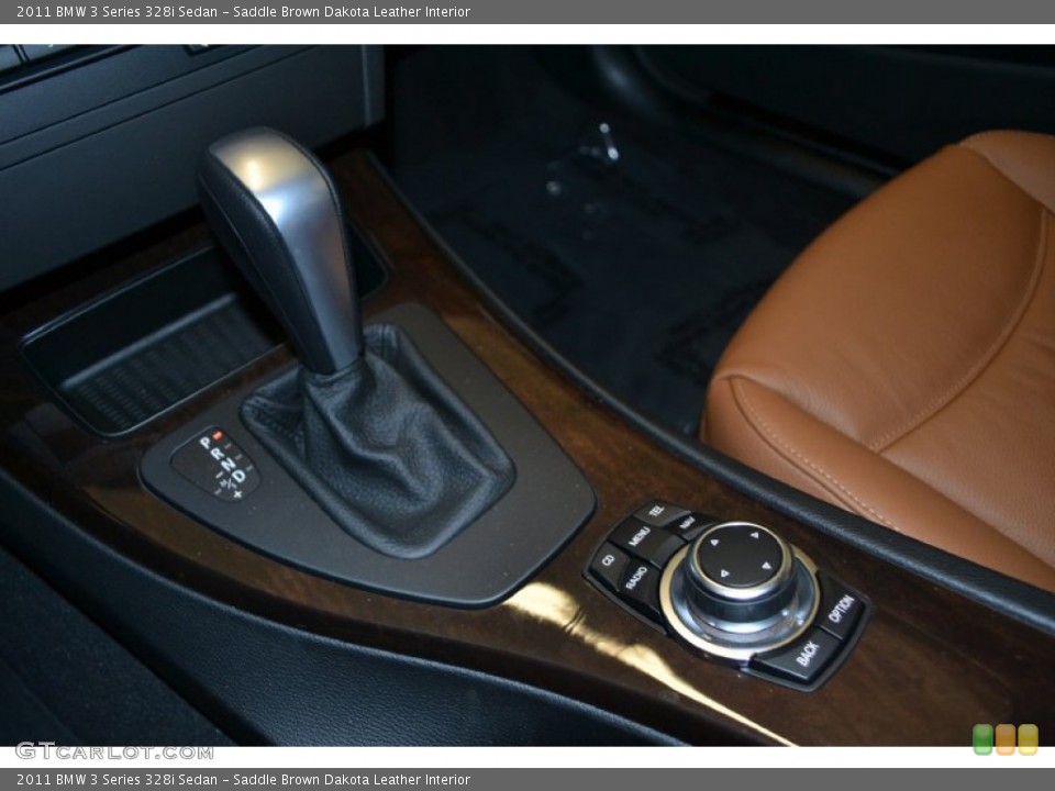 Saddle Brown Dakota Leather Interior Transmission for the 2011 BMW 3 Series 328i Sedan #50056501
