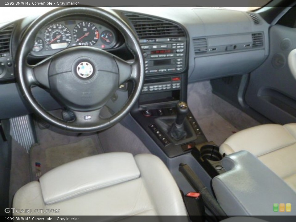 Gray Interior Prime Interior for the 1999 BMW M3 Convertible #50057545