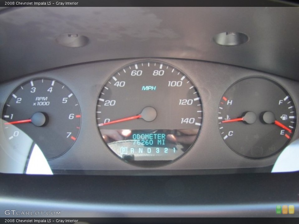 Gray Interior Gauges for the 2008 Chevrolet Impala LS #50057773
