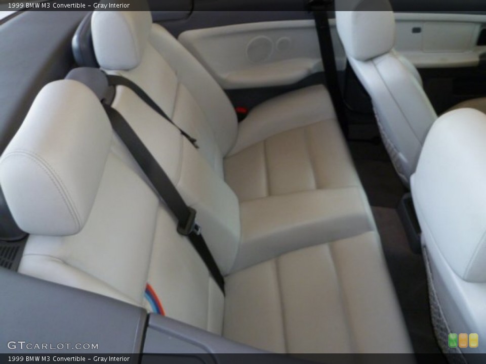 Gray Interior Photo for the 1999 BMW M3 Convertible #50057836