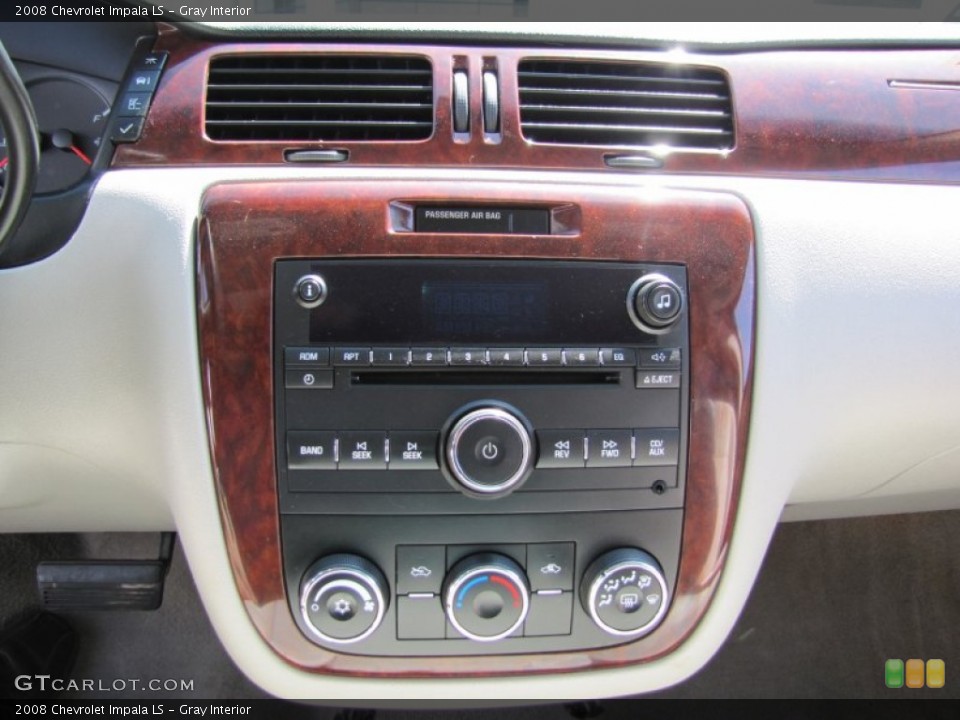 Gray Interior Controls for the 2008 Chevrolet Impala LS #50057878