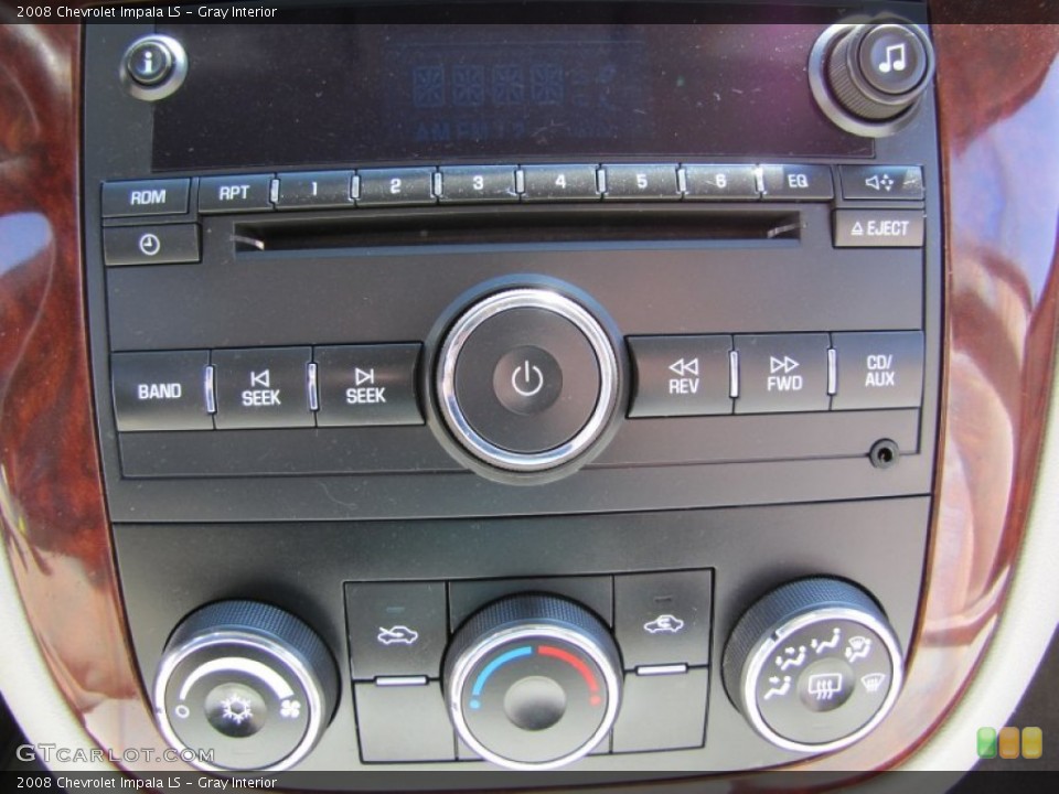 Gray Interior Controls for the 2008 Chevrolet Impala LS #50057893