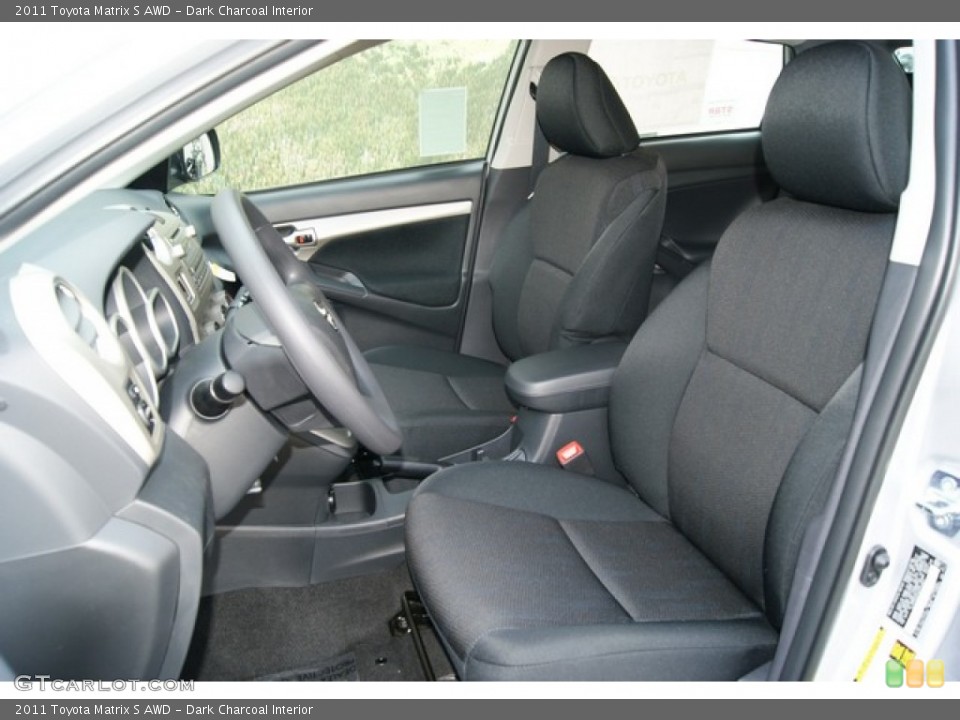 Dark Charcoal Interior Photo for the 2011 Toyota Matrix S AWD #50058019