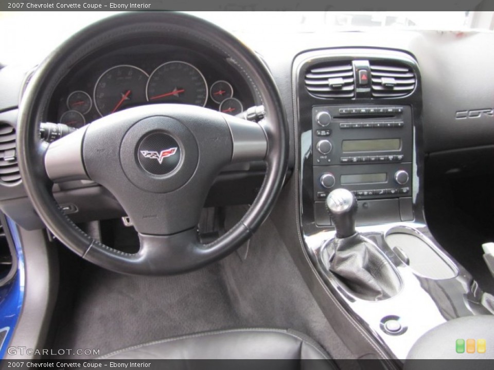 Ebony Interior Photo for the 2007 Chevrolet Corvette Coupe #50058160