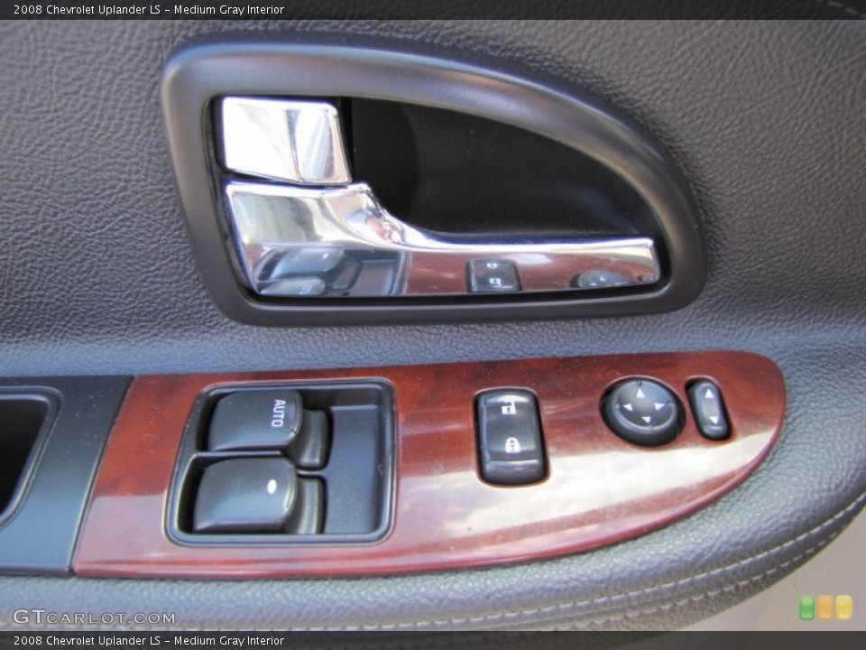 Medium Gray Interior Controls for the 2008 Chevrolet Uplander LS #50059270