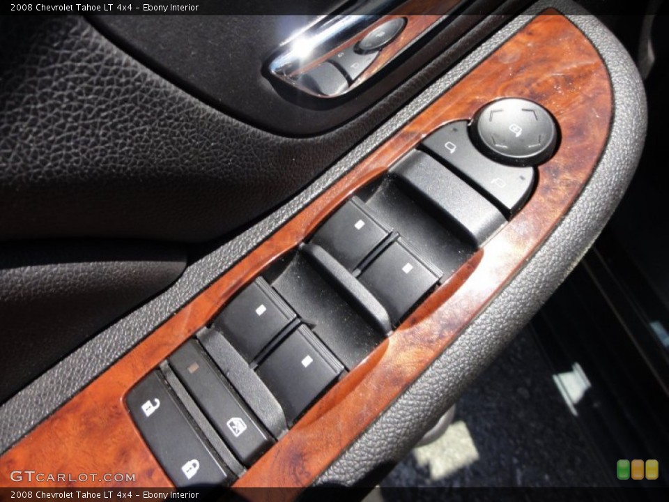 Ebony Interior Controls for the 2008 Chevrolet Tahoe LT 4x4 #50061763