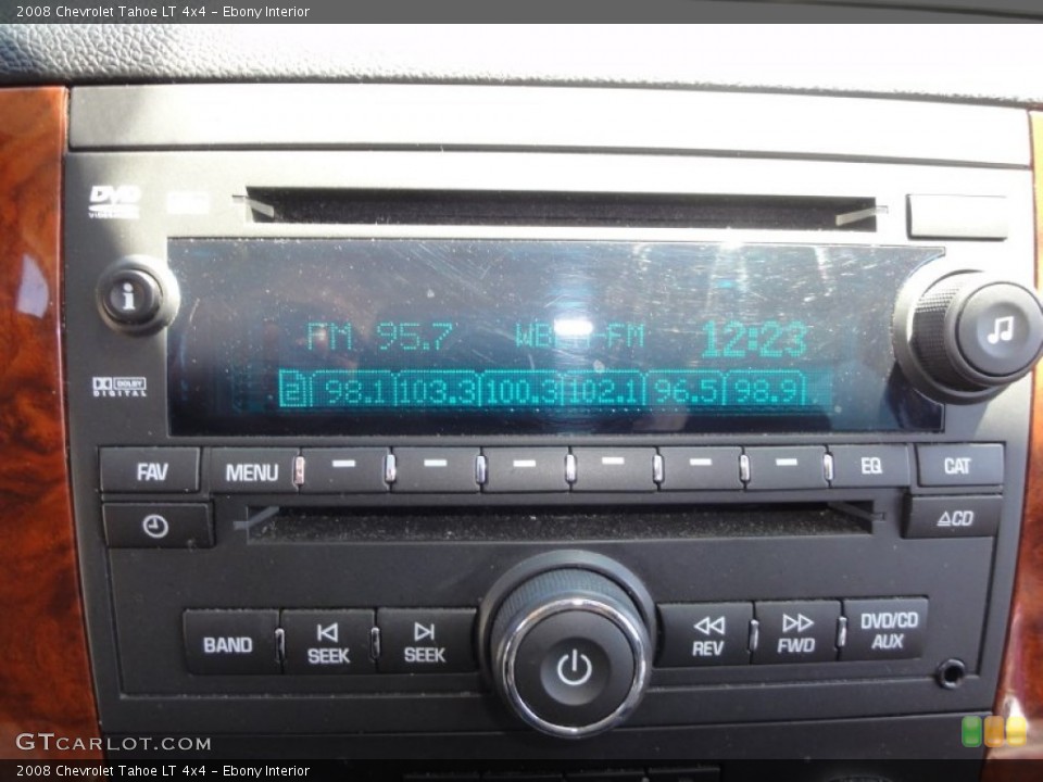 Ebony Interior Controls for the 2008 Chevrolet Tahoe LT 4x4 #50062231