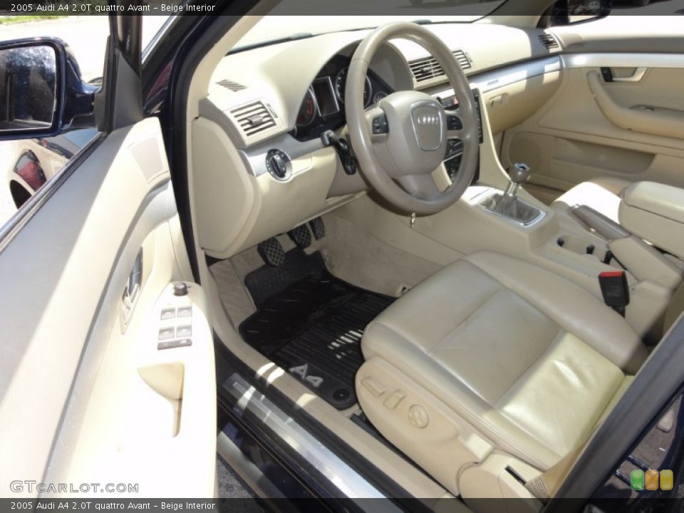 Beige Interior Photo for the 2005 Audi A4 2.0T quattro Avant #50062570