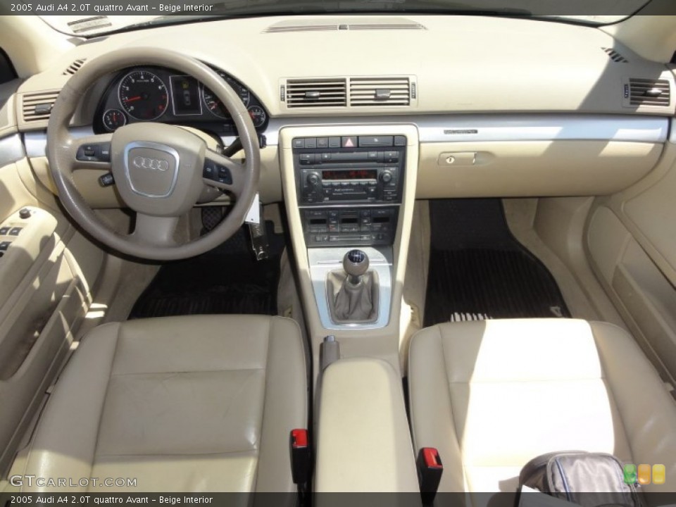 Beige Interior Dashboard for the 2005 Audi A4 2.0T quattro Avant #50062801